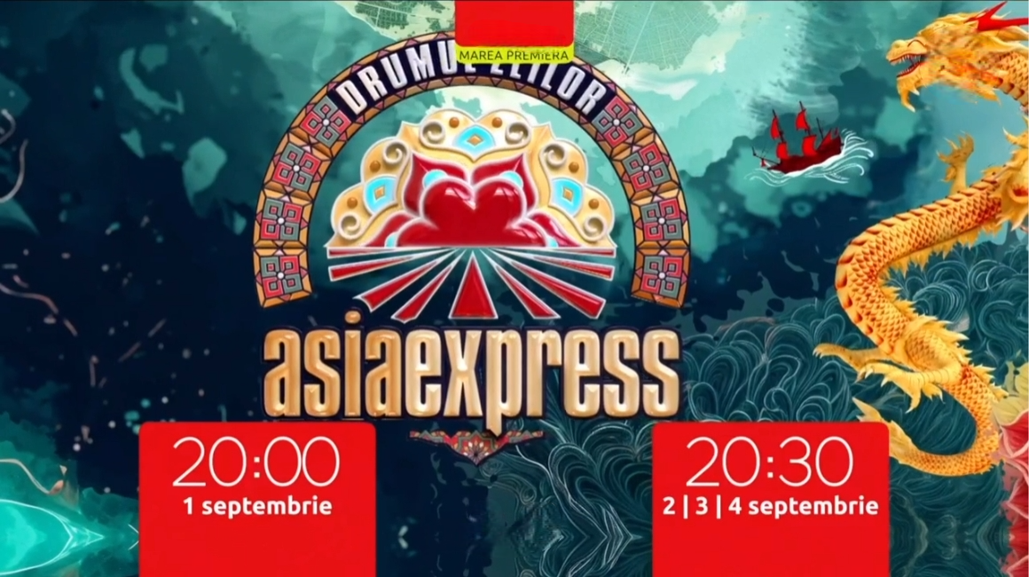 Asia Express 1 Septembrie 2024, premiera